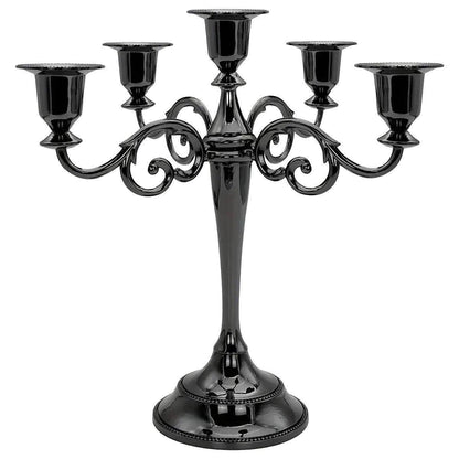 3/5 Arms Alloy Candle Holder Stand Candlesticks Candelabra Wedding Home Decor - 3-Bronze