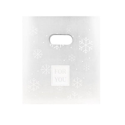 100Pcs Clear Daisy Cookie Bags with Handle - Party Candy Packaging - Daisy