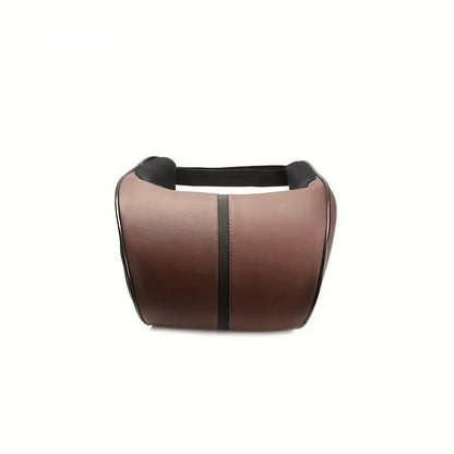 Car Headrest Neck Pillow for Comfortable Travel Support Memory Foam Car Pillow - Black