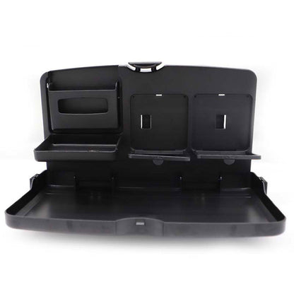 Foldable Back Seat Tray Table Multifunctional Car Organizer with Drink and Laptop Holder