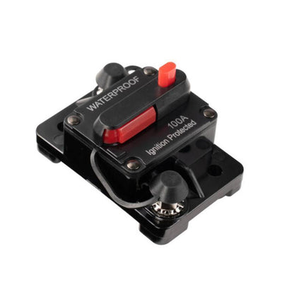 Waterproof Car Circuit Breaker Fuse Reset 30-300A AMP 12V-48V DC Car Boat IP67 - 100A