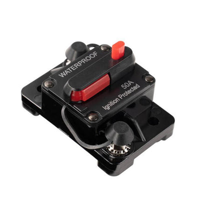 Waterproof Car Circuit Breaker Fuse Reset 30-300A AMP 12V-48V DC Car Boat IP67 - 80A