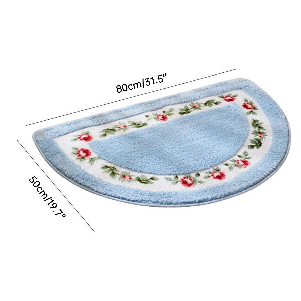 Non Slip Entry Mat Indoor Outdoor Mat Washable Foot Mat Foyer Bedroom - Green