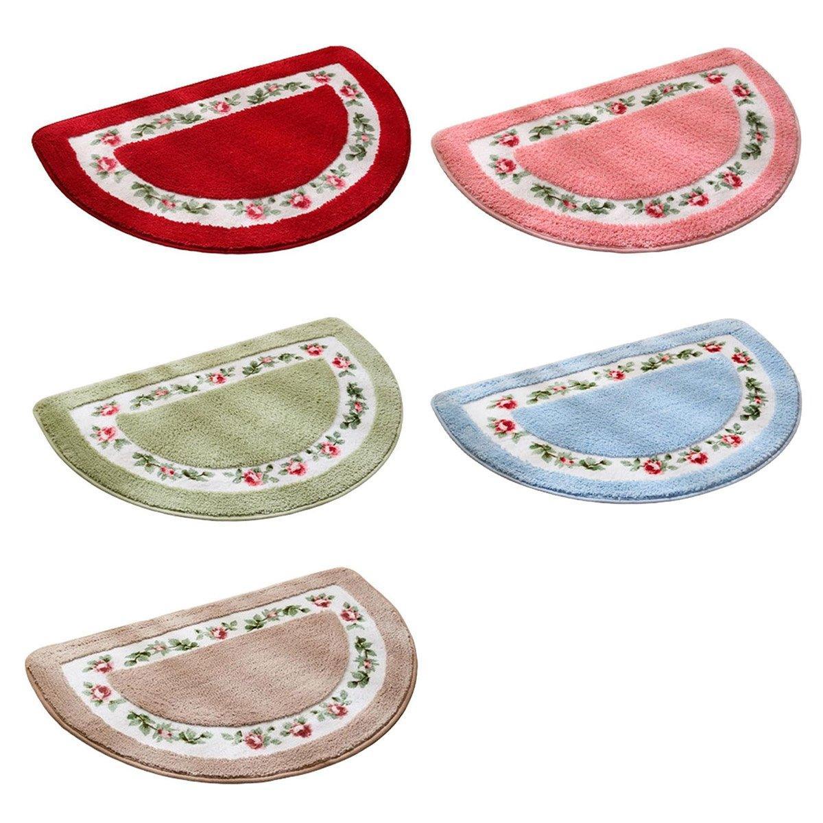 Non Slip Entry Mat Indoor Outdoor Mat Washable Foot Mat Foyer Bedroom - Red