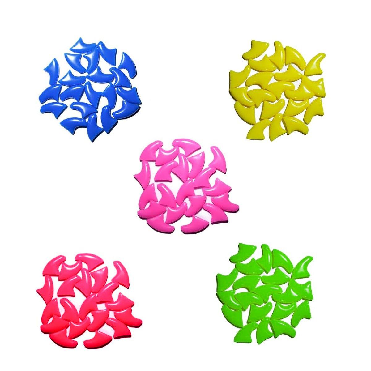 100PCS Anti Scratch Paw Covers for Cats and Kittens Nail Protector Soft Paw - Flat-L