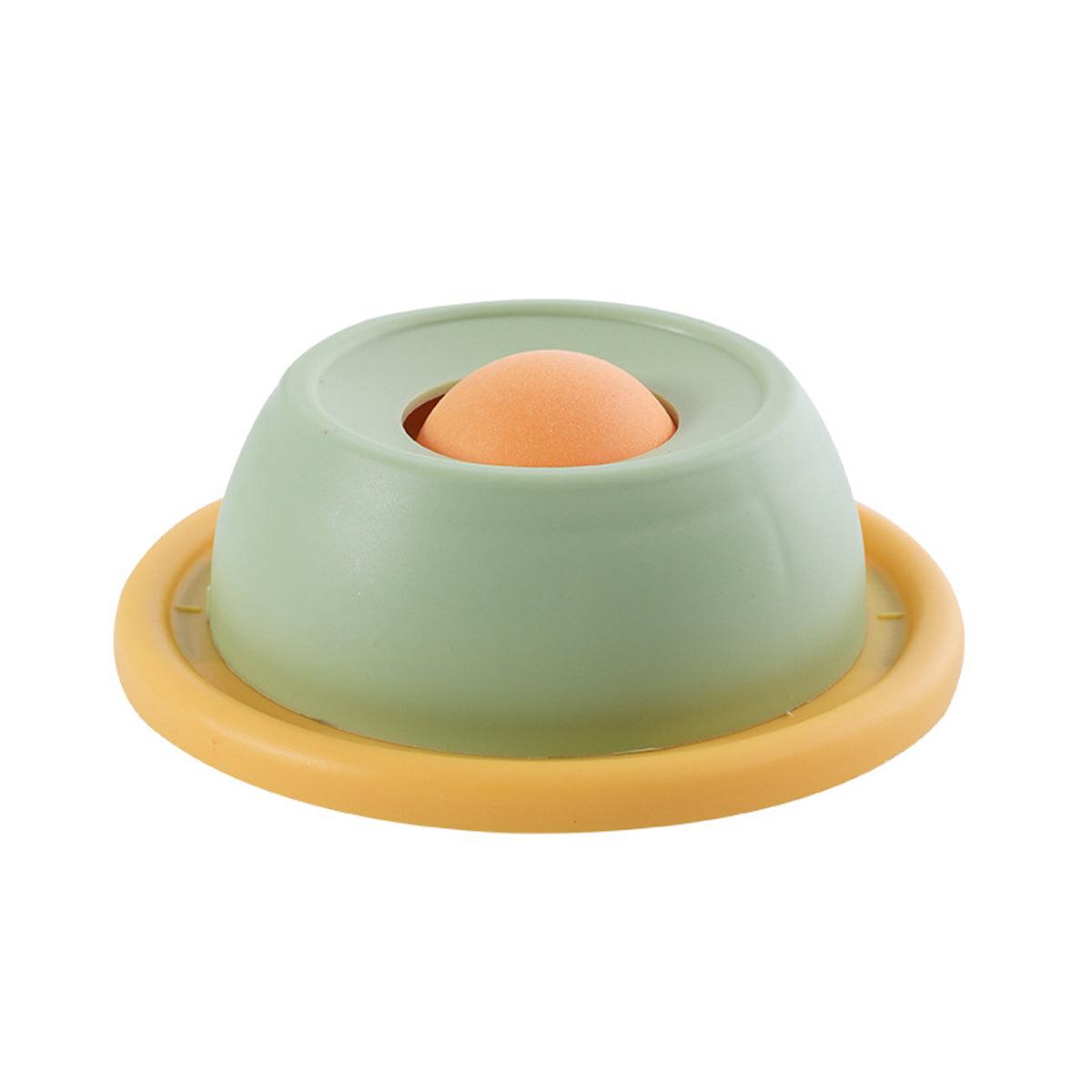 Cat Lick Toys Slow Food Tray Tease Interactive Cat Toy for Eating and Fun - Green