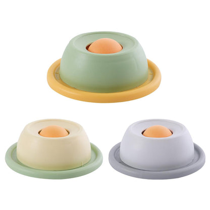 Cat Lick Toys Slow Food Tray Tease Interactive Cat Toy for Eating and Fun - Grey