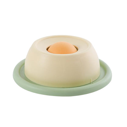 Cat Lick Toys Slow Food Tray Tease Interactive Cat Toy for Eating and Fun - Grey