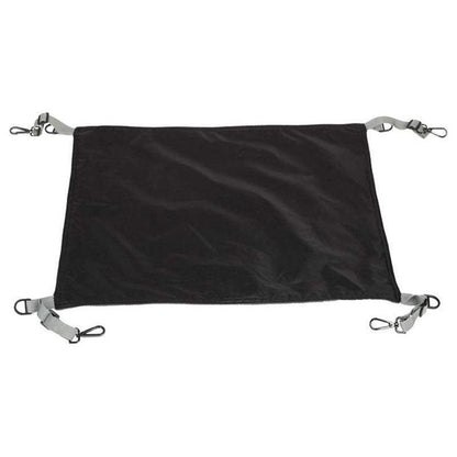 Waterproof Cat Hammock Hanging Bed Double Layer Dual Side Sleep Cage Swing Chair - Black