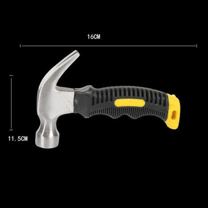 Stubby Claw Hammer Drop Forged Steel All Purpose Rubber Grip 8Oz Small Area