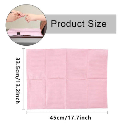 125PCS Disposable Waterproof Tattoo Cleaning Pad Dental Table Cover Film Mat - Purple