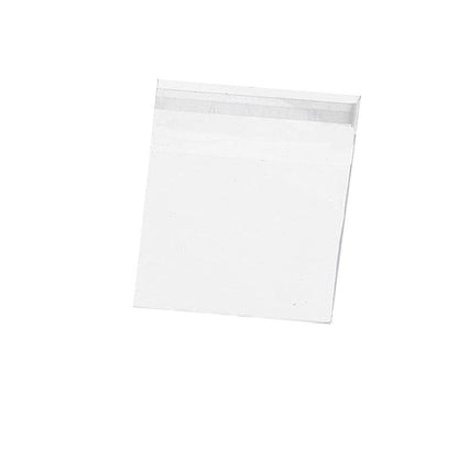 100X Translucent Plastic Candy Packaging Bags Self Adhesive Cookie Biscuit Bags - 8*10