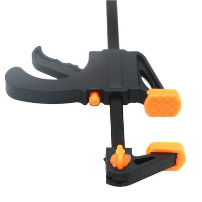 Quick Woodworking Clip Bar Clamp F-Tyle Grip Quick Ratchet Release Squeeze Tools - Orange