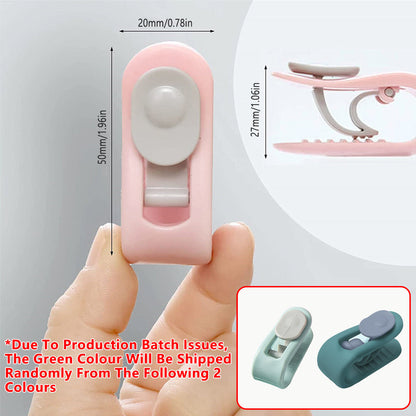 10/20pcs Quilt Retainer Cover Clips Invisible Needle-Free Thumb Buckle Bedding - Pink+Purple-20PCS