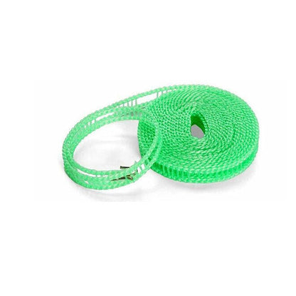 Portable 5M Travel Clothes Line Washing Rope Non Slip Airer Laundry Clothesline - Pink