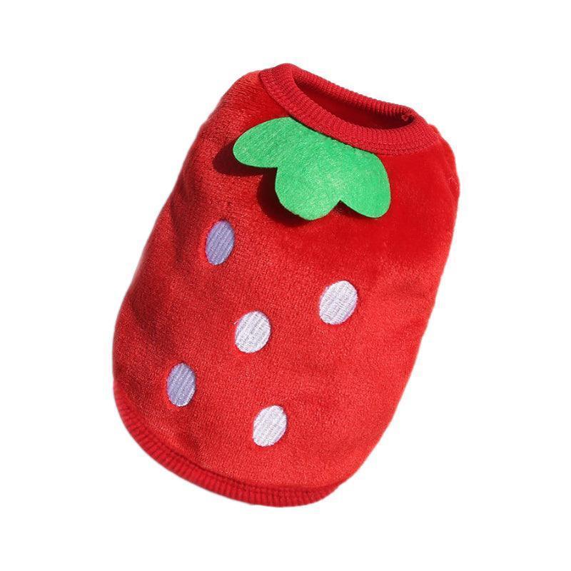 M Size Warm Winter Dog Clothes Soft Fleece Dog Jacket Pet Coat Sweater Puppy Cat Jumper - Blue Ice Cream