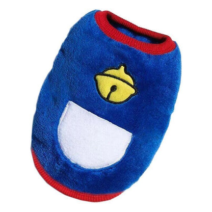 M Size Warm Winter Dog Clothes Soft Fleece Dog Jacket Pet Coat Sweater Puppy Cat Jumper - Red Strawberry