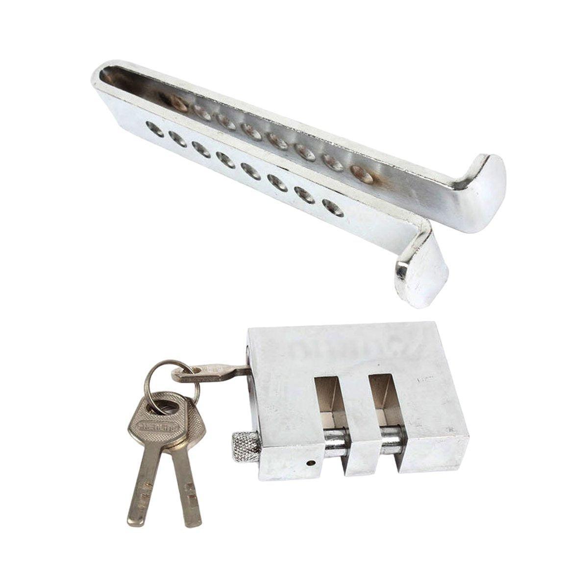 Universal Car Anti-Theft Clutch Throttle Brake Lock 8/9 Holes Security Lock - 8 holes
