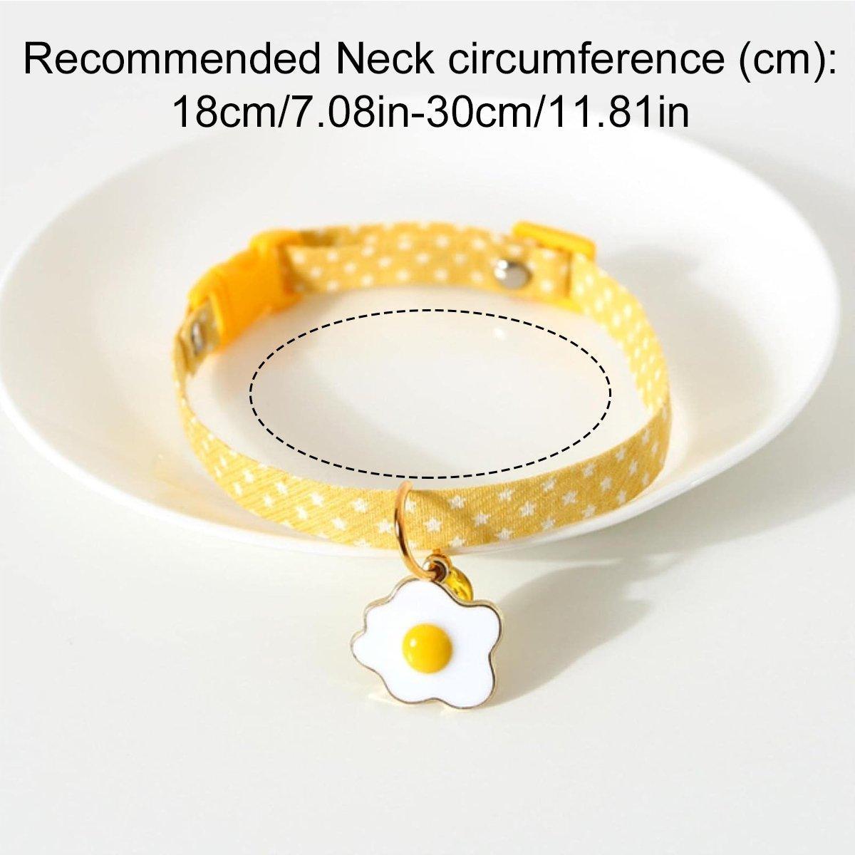 Adjustable Pet Collar with Buckle and Bell for Kitten and Dog Wearable Accessory - Green
