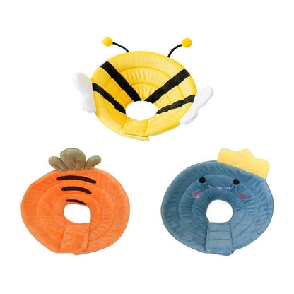 Elizabeth Circle Cat Sterilization Collar Anti-Licking Pet Scarf for Cat and Dog - Yellow Bee-L