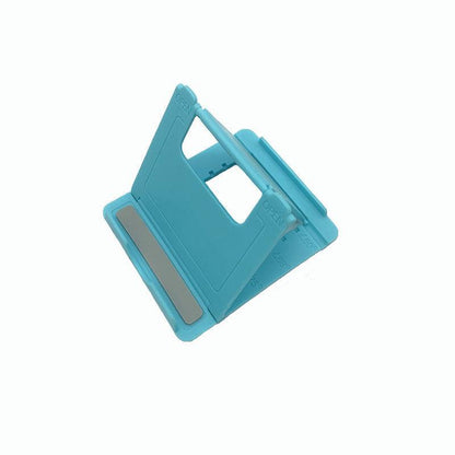 Universal Foldable Tablet and Phone Stand Adjustable Portable Desk Holder - Green