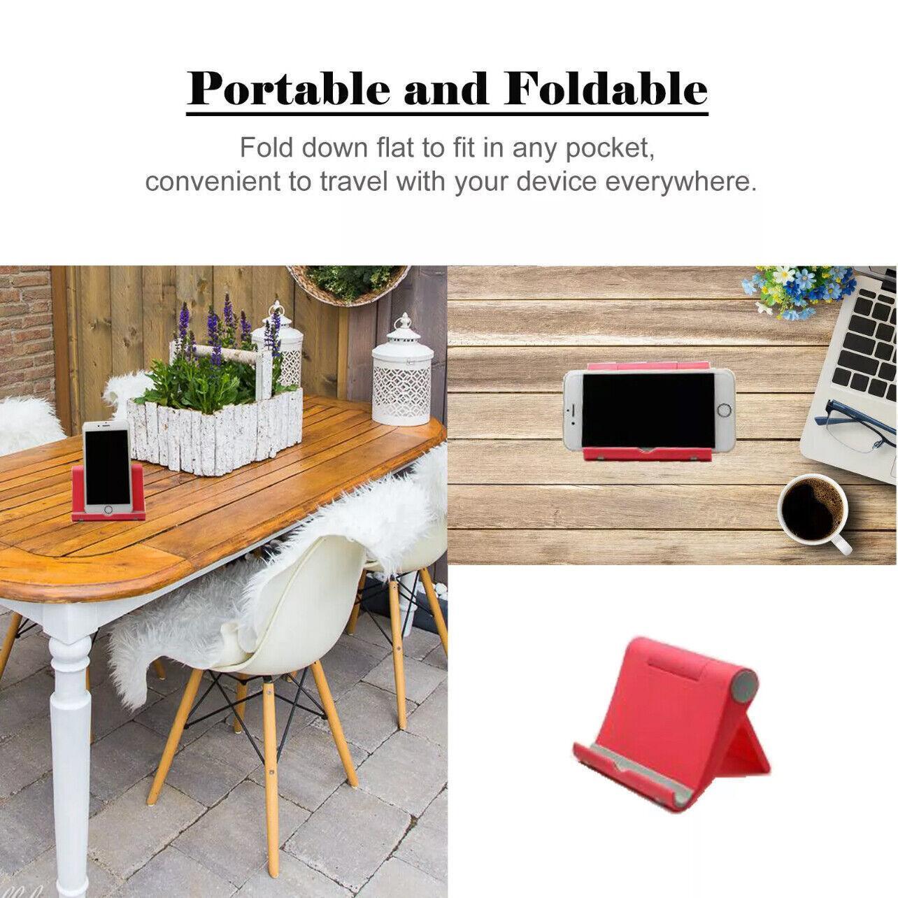 Desk Stand Holder for Mobile Phone Tablet iPad iPhone Samsung Universal Mount - Green