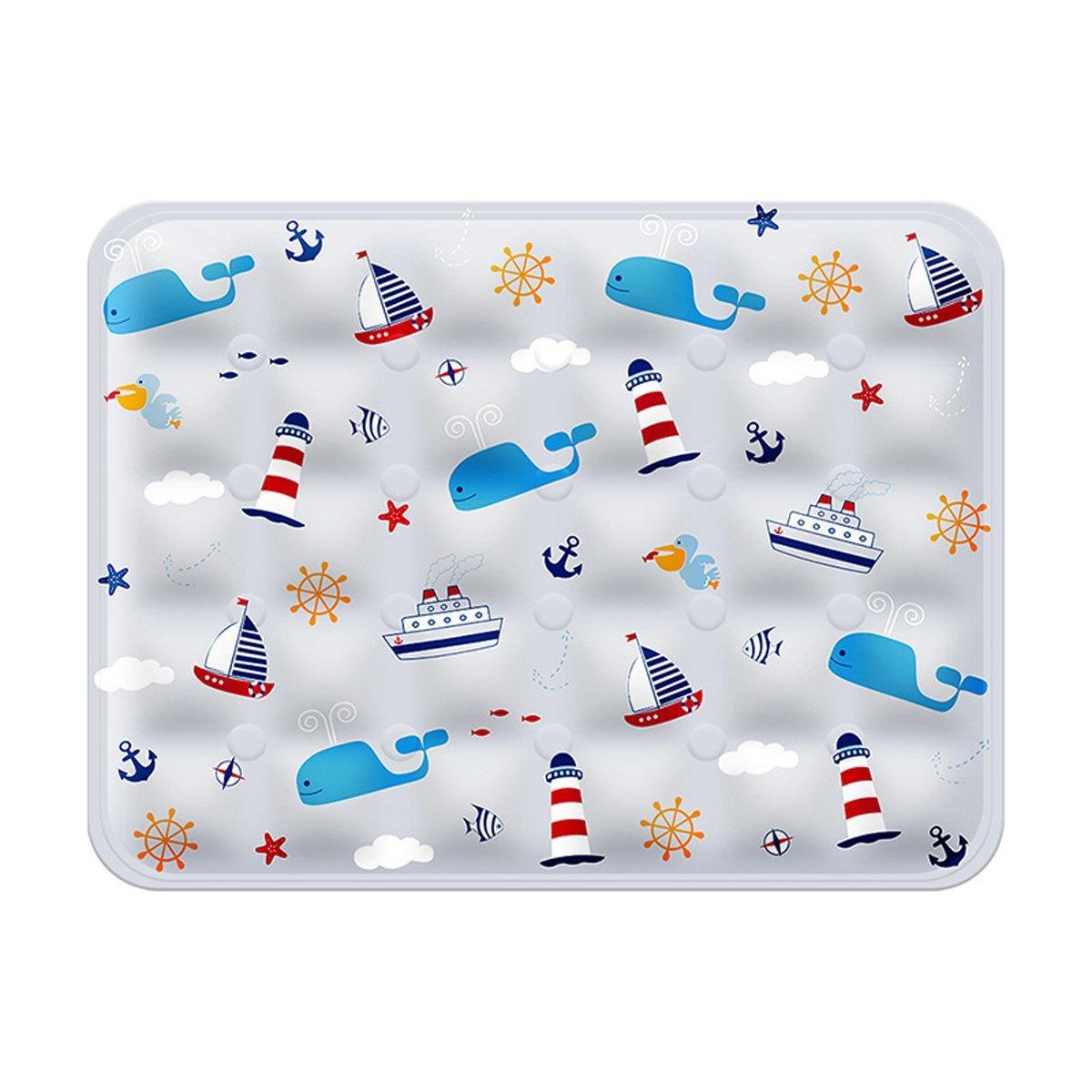 Cooling Ice Mat for Pets Summer Dog and Cat Cooling Pad Comfortable Pet Bed - Grey - 50x60cm