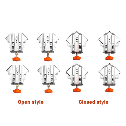 Angle Clamp Set 4pcs 90-Degree Adjustable L Shape Corner Woodworking Position - Closed style