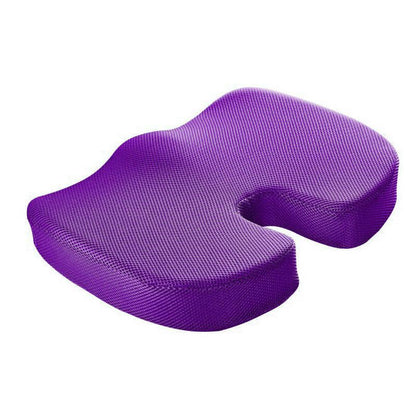 Orthopaedic Memory Foam Seat Cushion Support Back Pain Chair Pillow Car - Navy