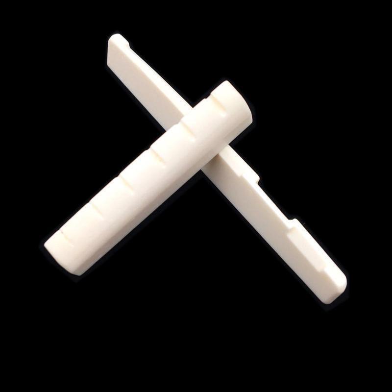 Bone Acoustic Saddle Holder Display Nut Guitar Bridge and Strings End Rack