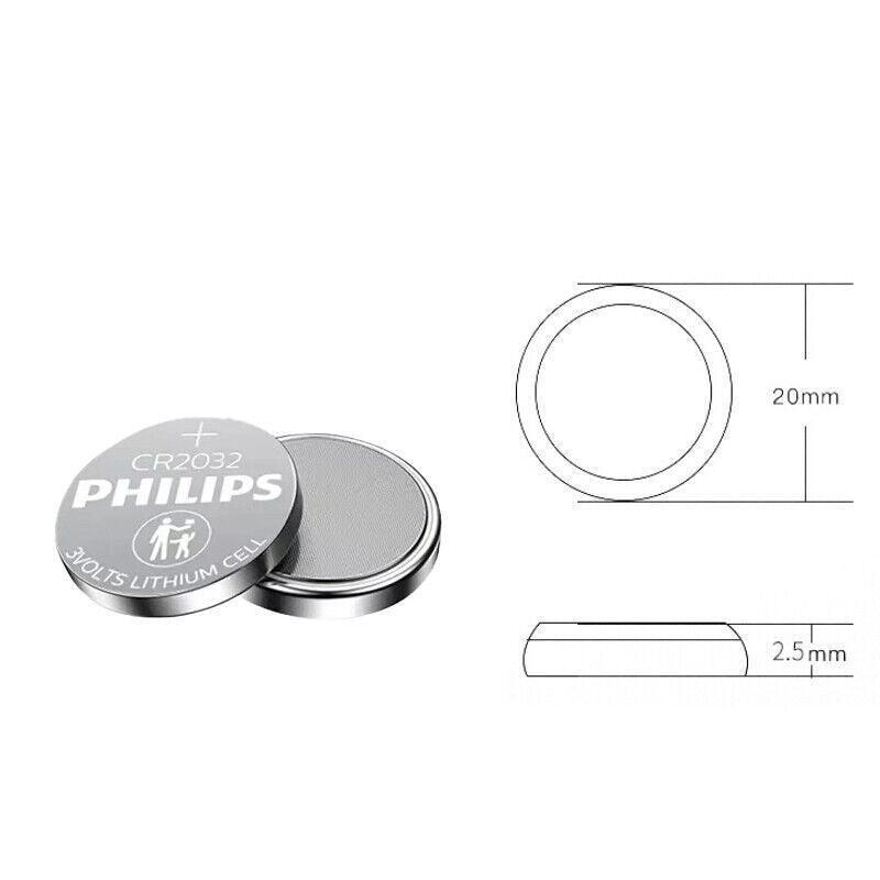5-20Pcs Philips Cr1220 Cr1616 Cr1620 Cr1632 Cr2016 Cr2025 Cr2032 Button Battery - CR1620-10PCS