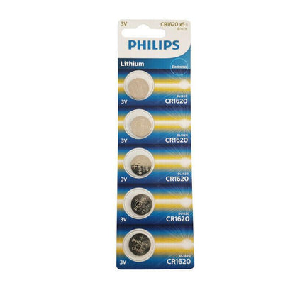 5-20Pcs Philips Cr1220 Cr1616 Cr1620 Cr1632 Cr2016 Cr2025 Cr2032 Button Battery - CR1620-10PCS