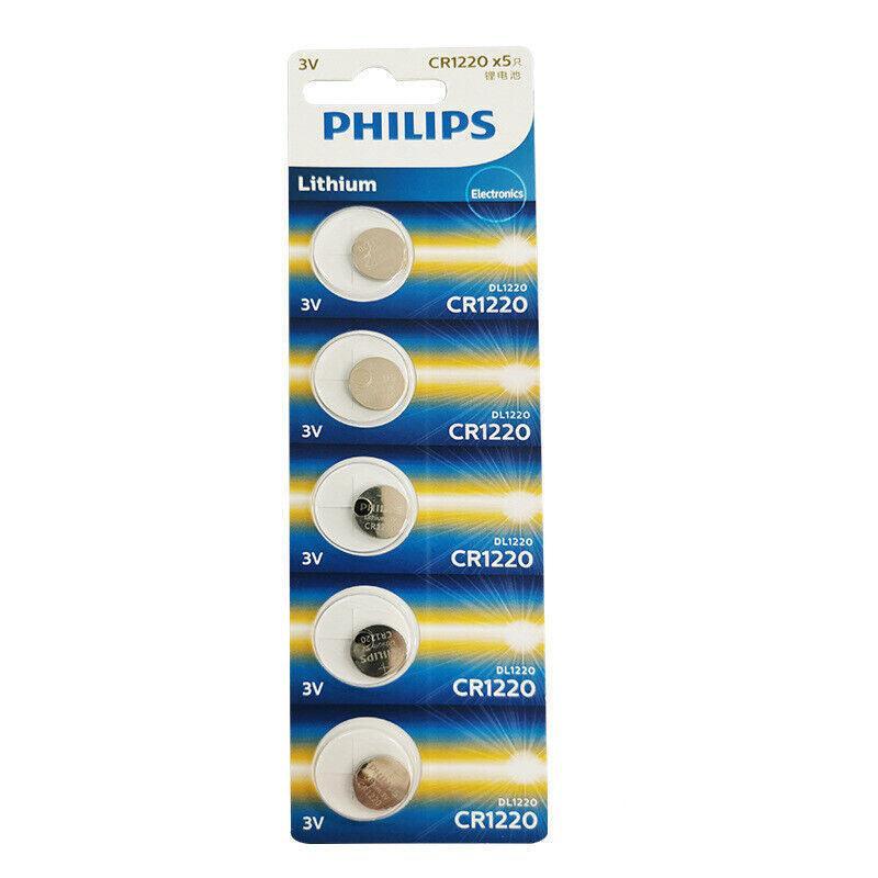 5-20Pcs Philips Cr1220 Cr1616 Cr1620 Cr1632 Cr2016 Cr2025 Cr2032 Button Battery - CR1620-5PCS
