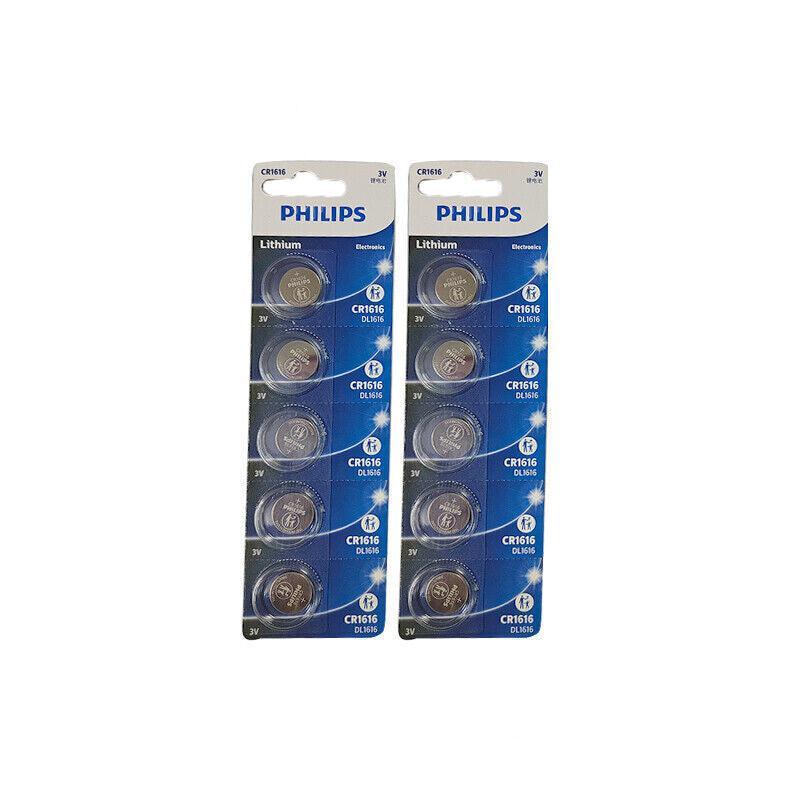 5-20Pcs Philips Cr1220 Cr1616 Cr1620 Cr1632 Cr2016 Cr2025 Cr2032 Button Battery - CR2016-5PCS