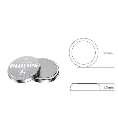 5-20Pcs Philips Cr1220 Cr1616 Cr1620 Cr1632 Cr2016 Cr2025 Cr2032 Button Battery - CR2032-10PCS