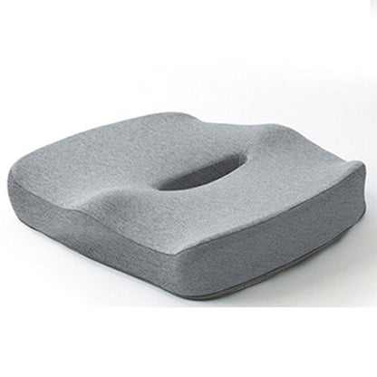 Memory Foam Seat Cushion for Office and Travel Support with Ergonomic Design - Pink