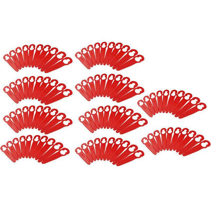 Grass Trimmer Plastic Blades Part Cutter Replace Acc Crop For Ozito Bosh Kuller - 50PCS