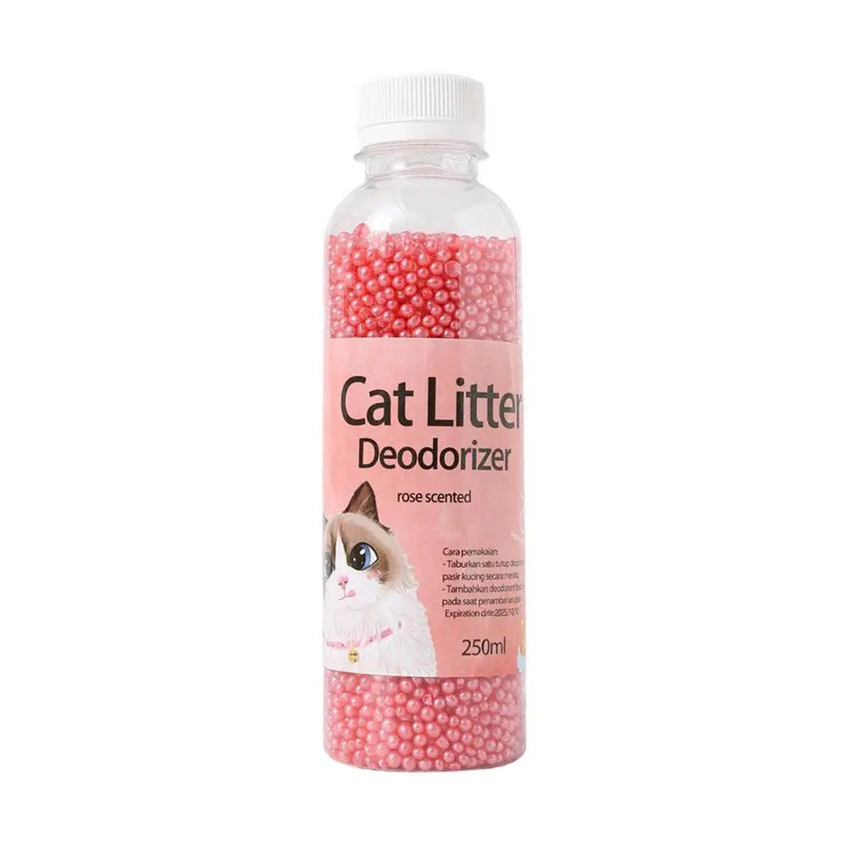 High Adsorption Cat Litter Deodorant Beads 250ml Long Lasting Odor Eliminator - Purple