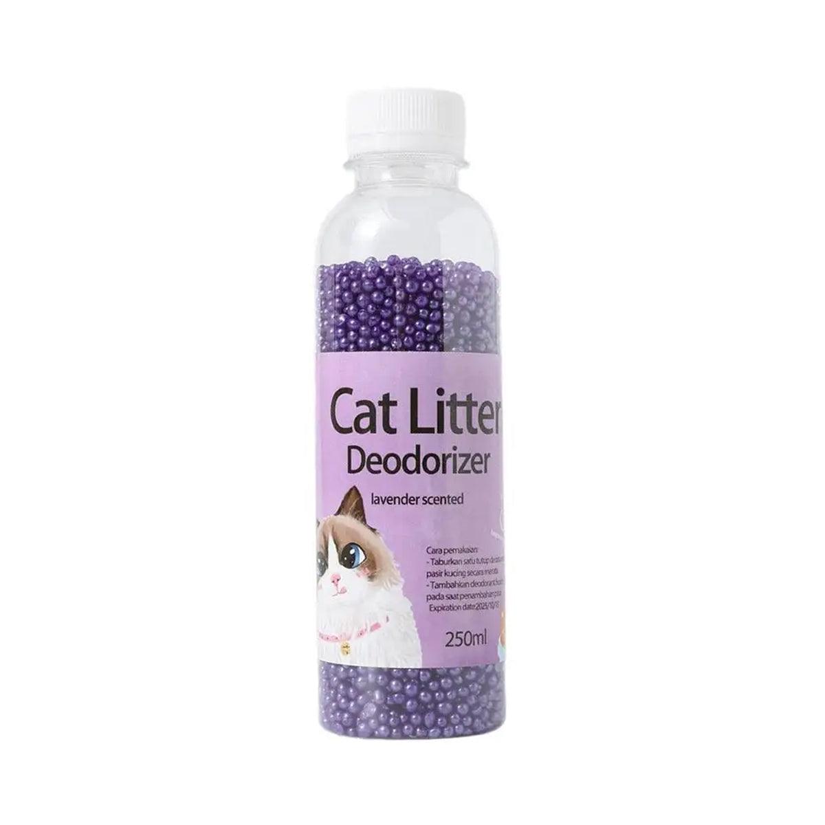 High Adsorption Cat Litter Deodorant Beads 250ml Long Lasting Odor Eliminator - Purple