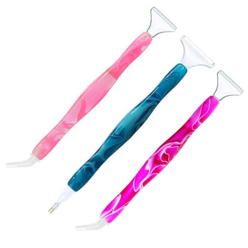 5D Resin Diamond Painting Pen Resin Point Drill Pens Cross Stitch Diy Craft Art - Navy