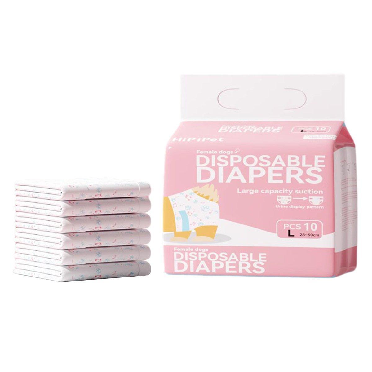 Dog Physiological Pants Pet Diaper Underwear for Hygiene and Incontinence Management - Female - M