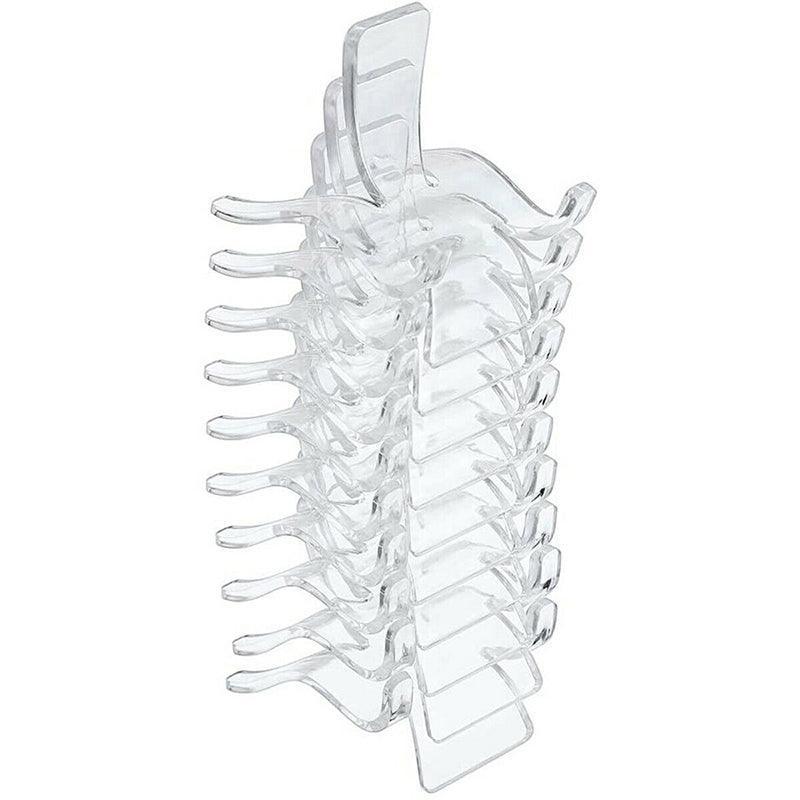 10pcs Acrylic Display Stands for Crystals Minerals Geodes Jewellery Ornament Holder - M 5.5X4.5X5cm