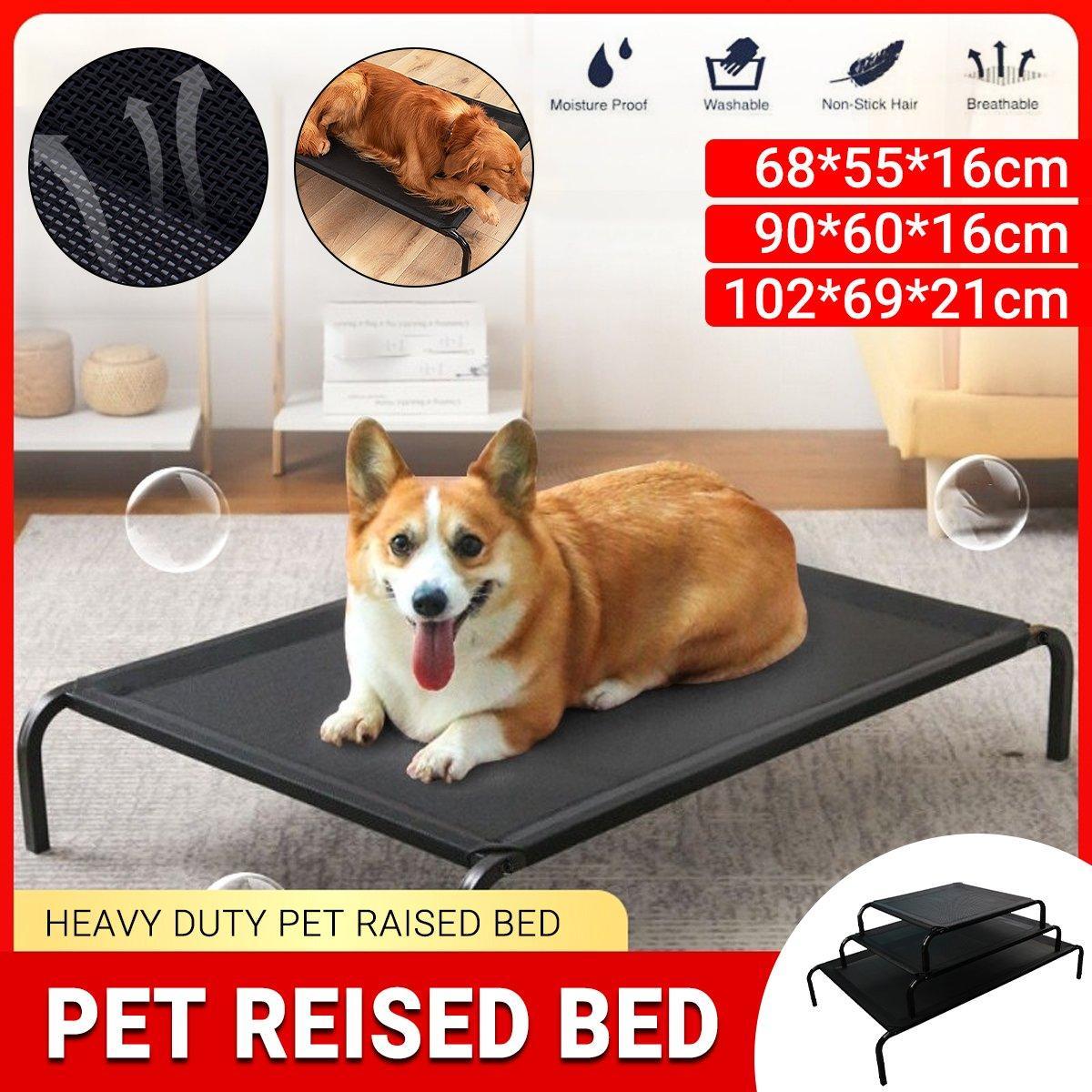 Heavy Duty Pet Raised Bed Elevated Trampoline Hammock Cat Dog Raised Deluxe - Replacement Mesh-L