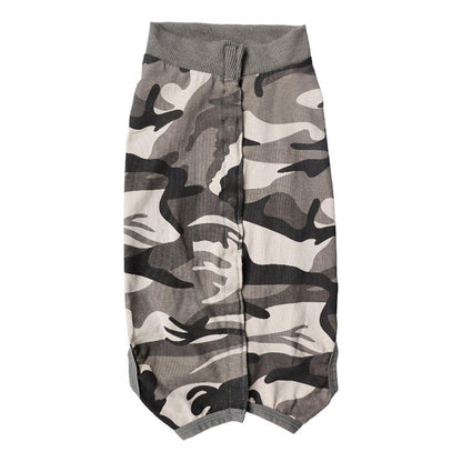 Dog Recovery Suit Anti-Lick Wound Protector Pet Clothing Post-Surgery Belly - Camouflage-XL