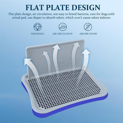 Pet Potty Training Pad Small And Medium-sized Dog Toilet Urinal Pee Tray - White