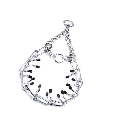 S-Xl Collar Choke Steel Metal Chain Dog Training Adjustable Necklace Sliver - XL-4.0