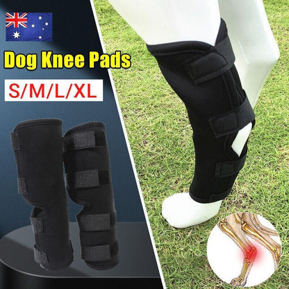 S/M/L/Xl Pet Dog Knee Support Brace Leg Hock Front Back Protector Compression - XL