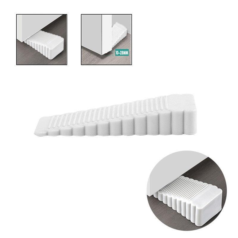 2Pcs Thick Rubber Wedge Door Stoppers Floor Carpet Heavy Duty Door Stop Security
