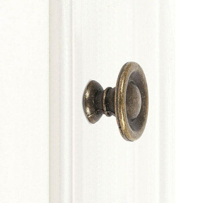 10/20/40Pcs Antique Brass Drawer Knobs Vintage Cabinet Handles Cupboard Pulls - 10PCS
