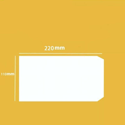 White Business Envelopes 8 Sizes Opaque Mailer with Pre-Printed Postcode - 8N:250*160MM